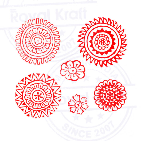 Round Wooden Stamps - Set