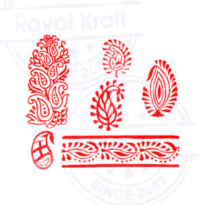 Paisley Wooden Stamps - Set