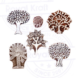 Tree Wooden Stamps - Set