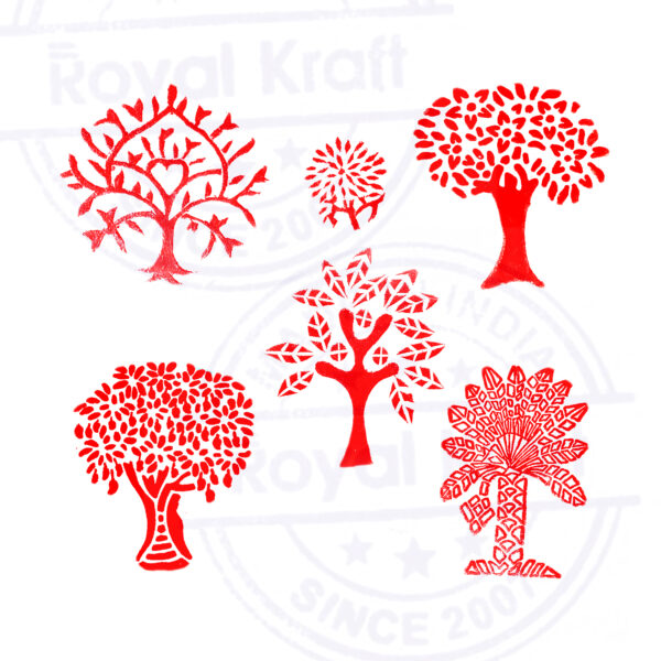 Tree Wooden Stamps - Set