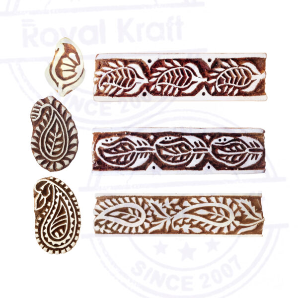 Paisley Wooden Stamps - Set