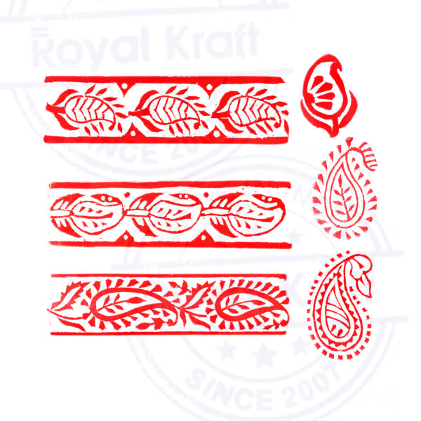 Paisley Wooden Stamps - Set