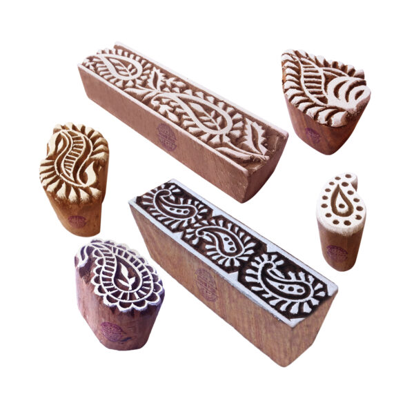 Paisley Wooden Stamps - Set