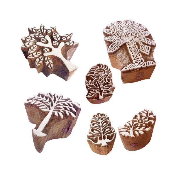 Tree Wooden Stamps - Set