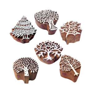 Tree Wooden Stamps - Set