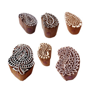 Paisley Wooden Stamps - Set