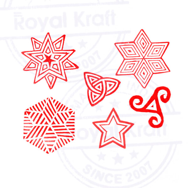 Star Wooden Stamps - Set