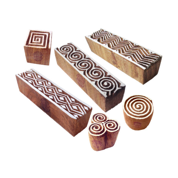 Border Wooden Stamps - Set