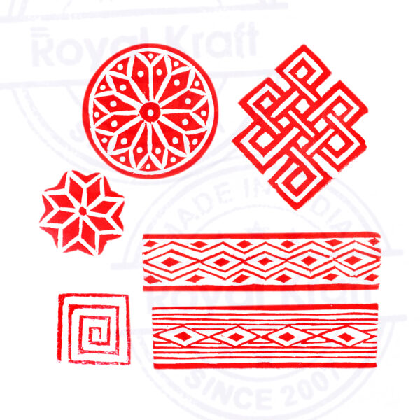 Assorted Wooden Stamps - Set