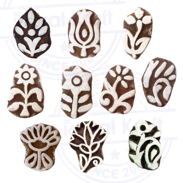 Small Wooden Stamps - Set