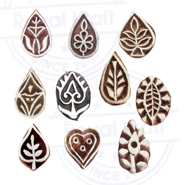 Small Wooden Stamps - Set