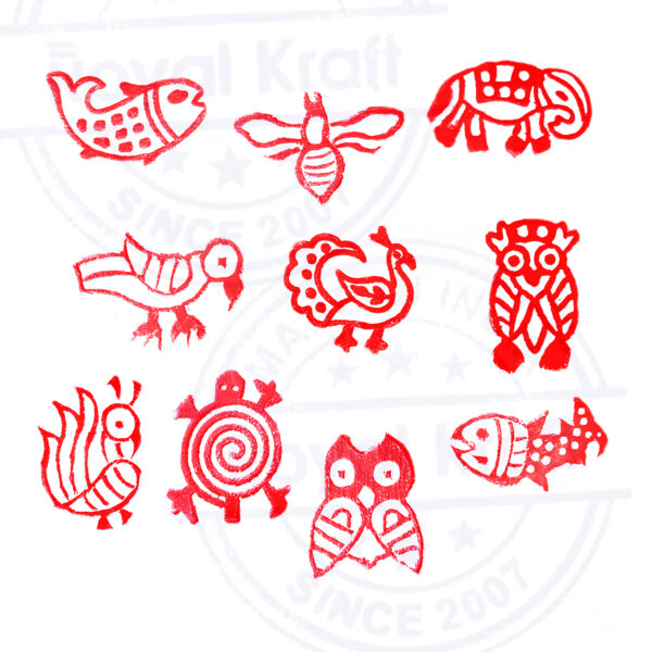 Small Wooden Stamps - Set