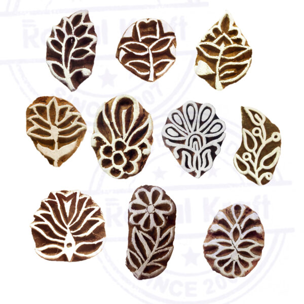 Small Wooden Stamps - Set