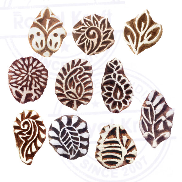 Small Wooden Stamps - Set