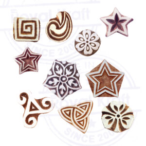 Small Wooden Stamps - Set