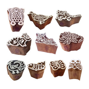 Small Wooden Stamps - Set