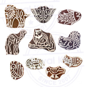 Small Wooden Stamps - Set