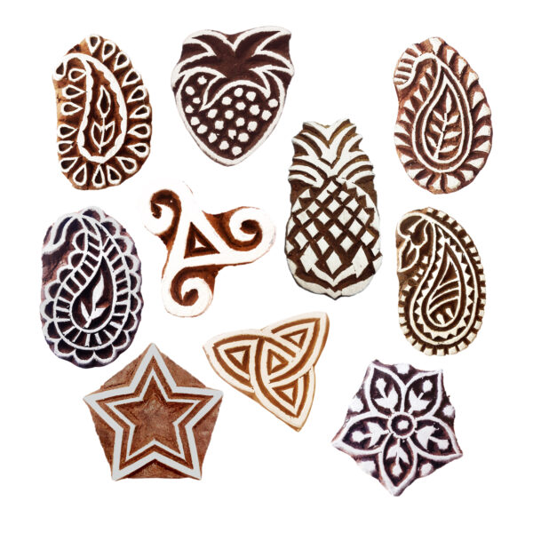 Border Wooden Stamps - Set