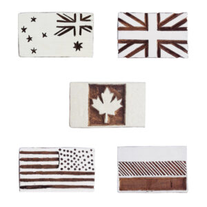 Nation Wooden Stamps - Set