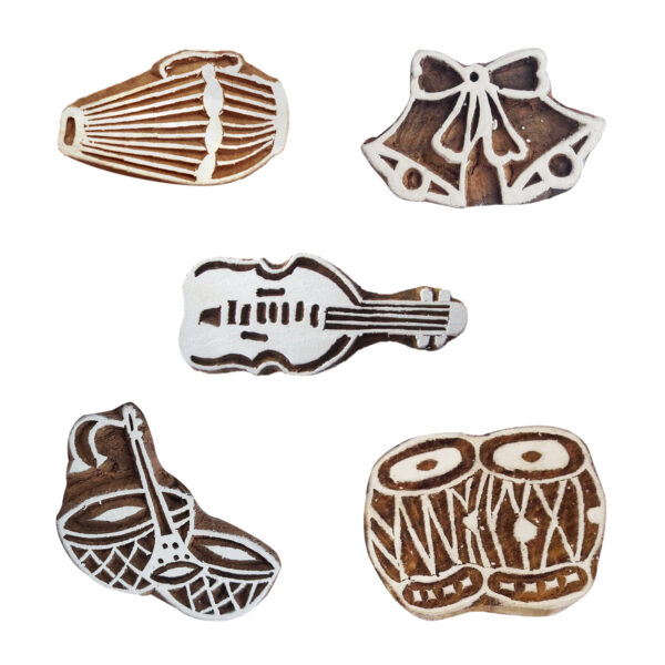 Musical Wooden Stamps - Set