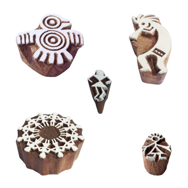 Figure Wooden Stamps - Set