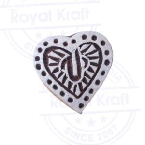 Heart Wooden Stamps - Single