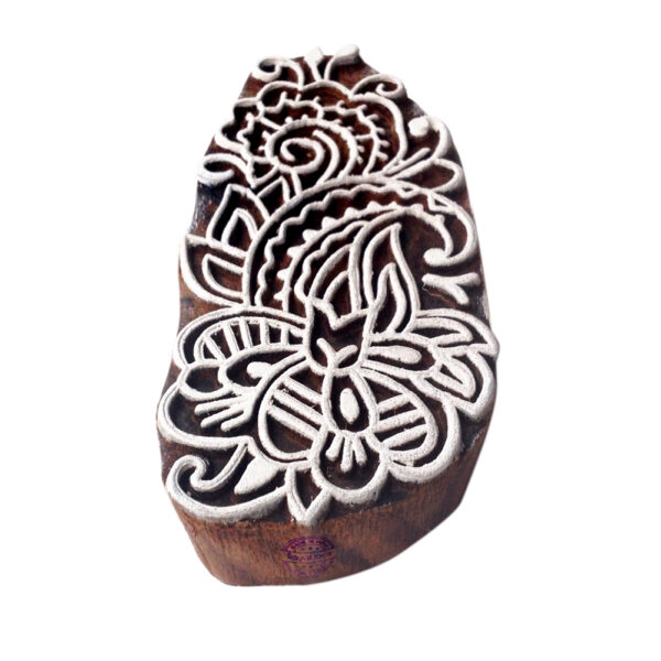 Floral Wooden Stamps - Single