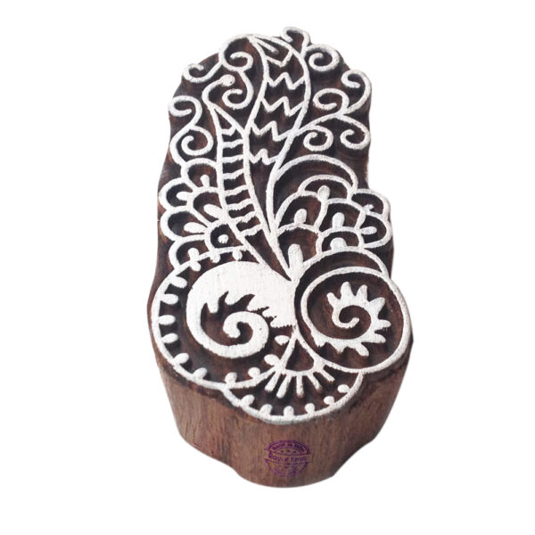 Floral Wooden Stamps - Single