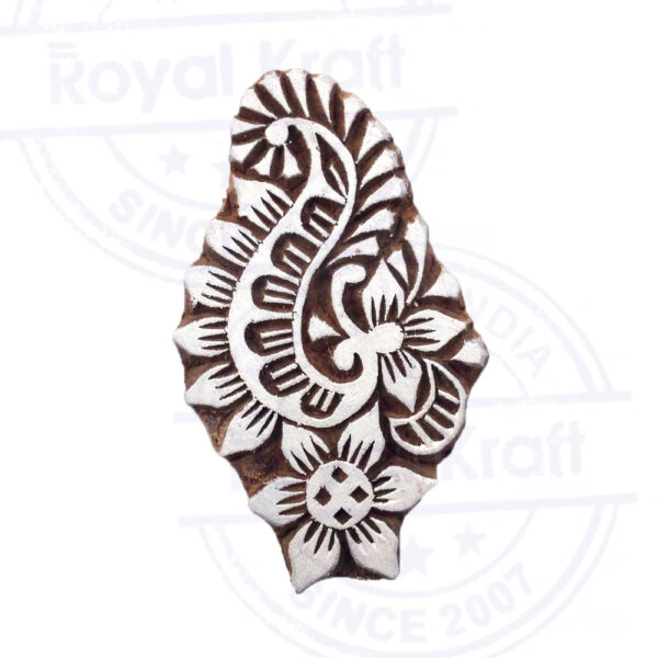 Floral Wooden Stamps - Single