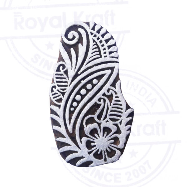 Floral Wooden Stamps - Single