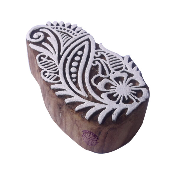 Floral Wooden Stamps - Single