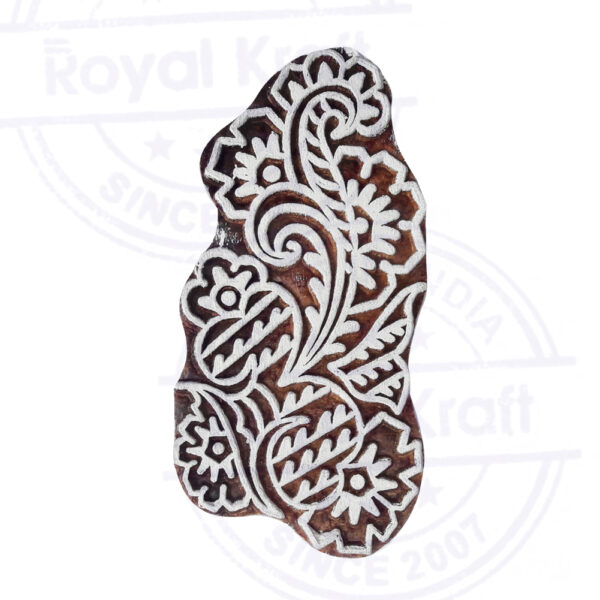 Floral Wooden Stamps - Single