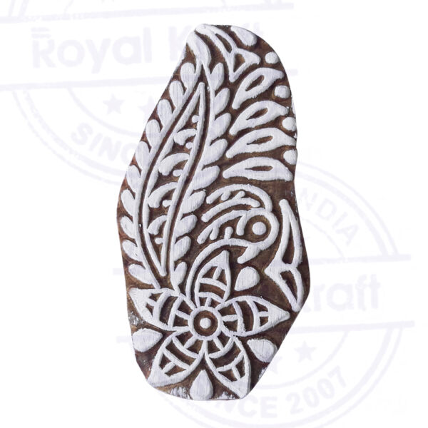 Floral Wooden Stamps - Single