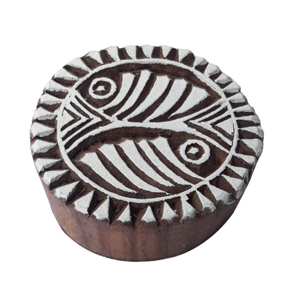 Round Wooden Stamps - Single