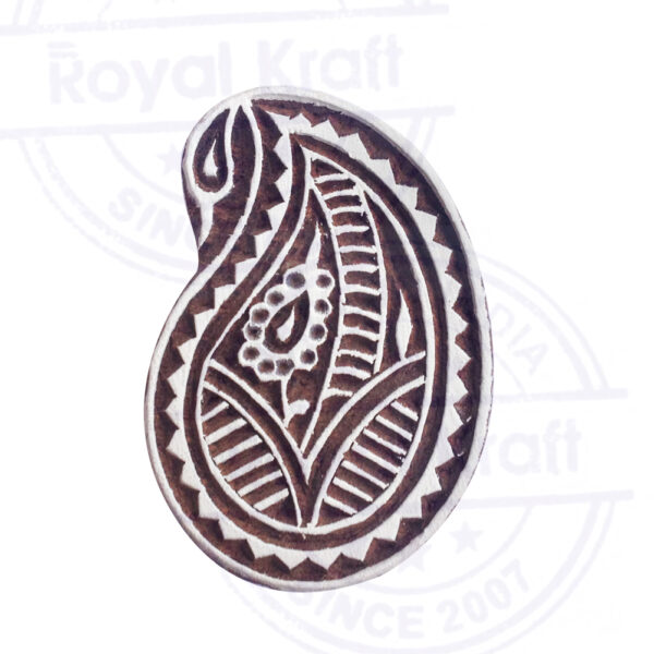 Paisley Wooden Stamps - Single