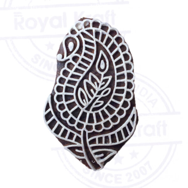 Paisley Wooden Stamps - Single