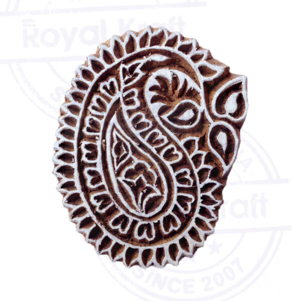 Paisley Wooden Stamps - Single