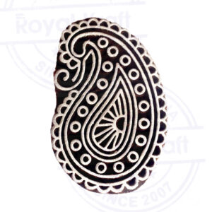 Paisley Wooden Stamps - Single