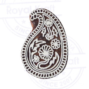 Paisley Wooden Stamps - Single