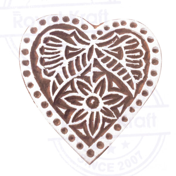 Heart Wooden Stamps - Single