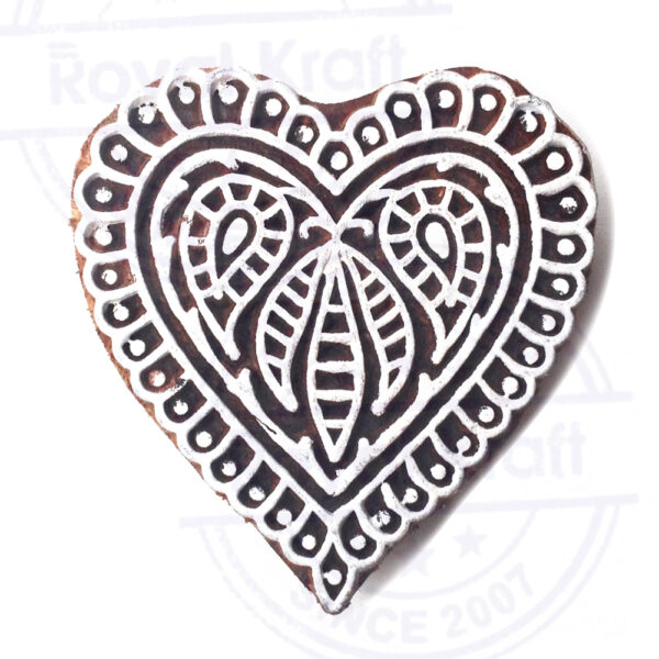 Heart Wooden Stamps - Single