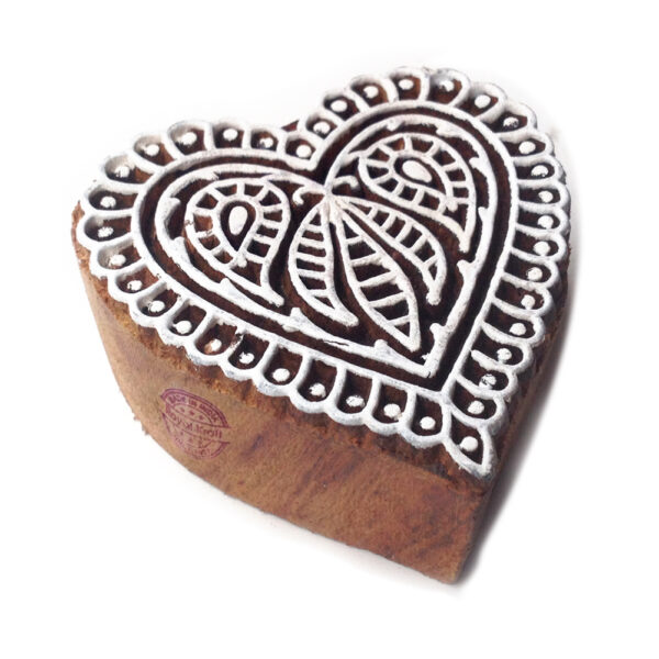 Heart Wooden Stamps - Single