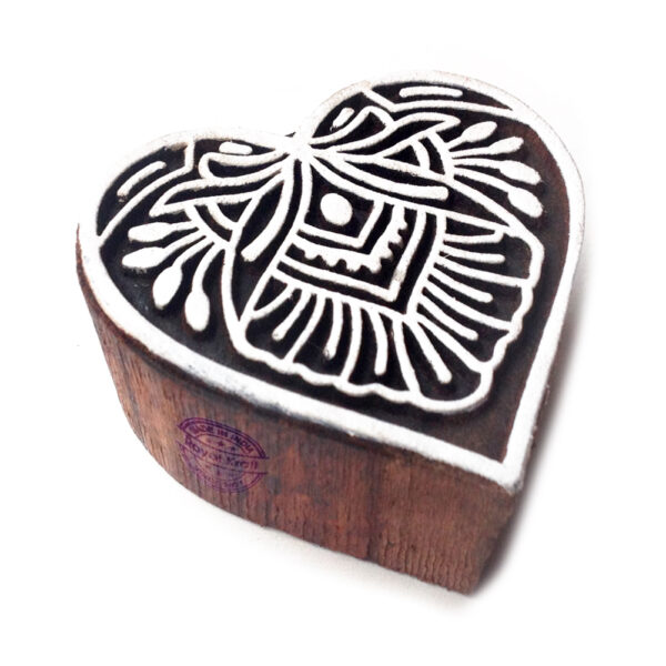 Heart Wooden Stamps - Single