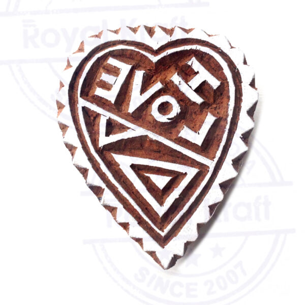 Heart Wooden Stamps - Single