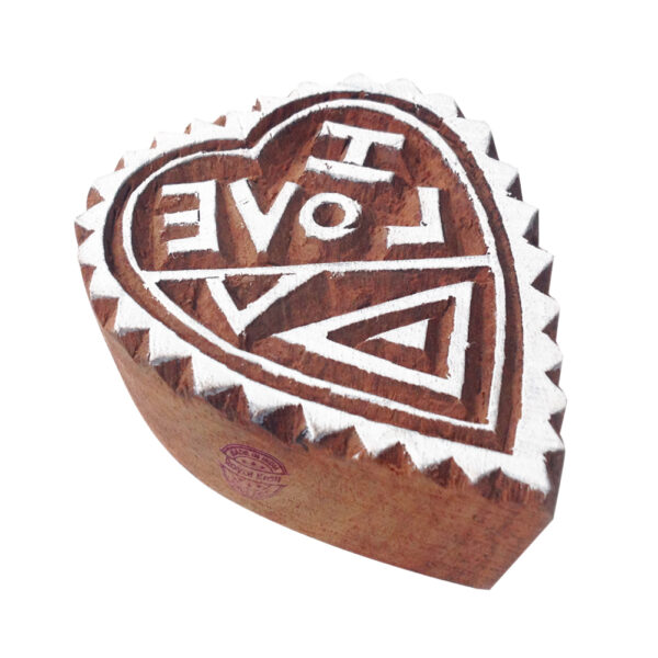 Heart Wooden Stamps - Single