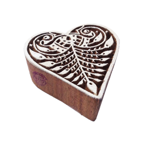 Heart Wooden Stamps - Single