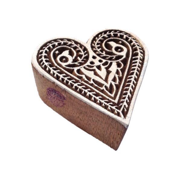 Heart Wooden Stamps - Single