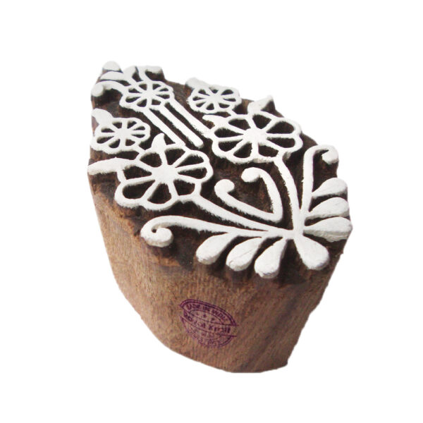 Floral Wooden Stamps - Single