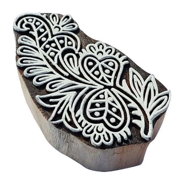 Floral Wooden Block