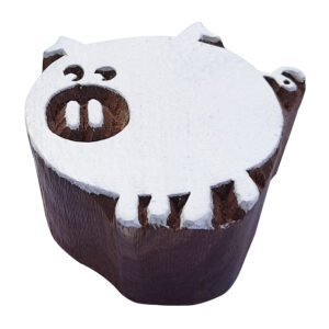 Pig Wooden Stamp